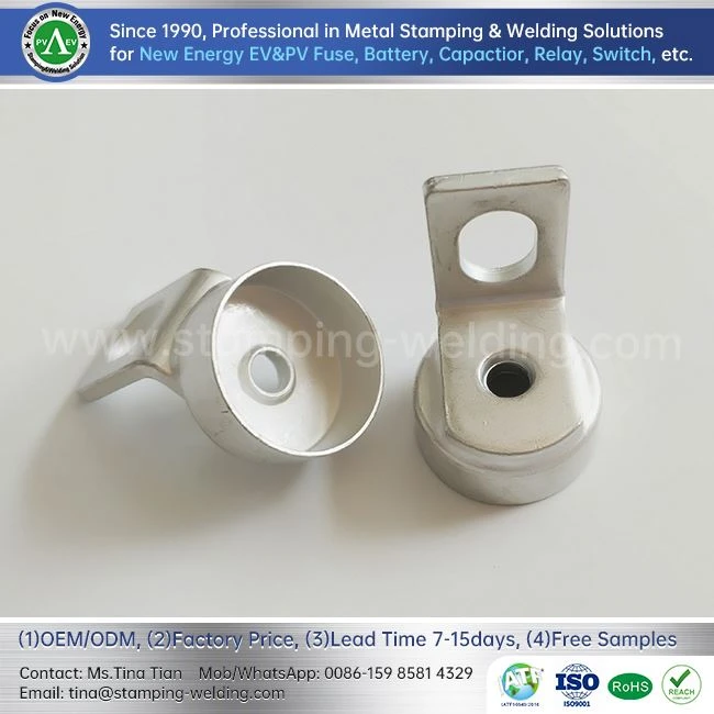 Matte Tin-plated Copper Cap For New Energy Vehicles Fuse