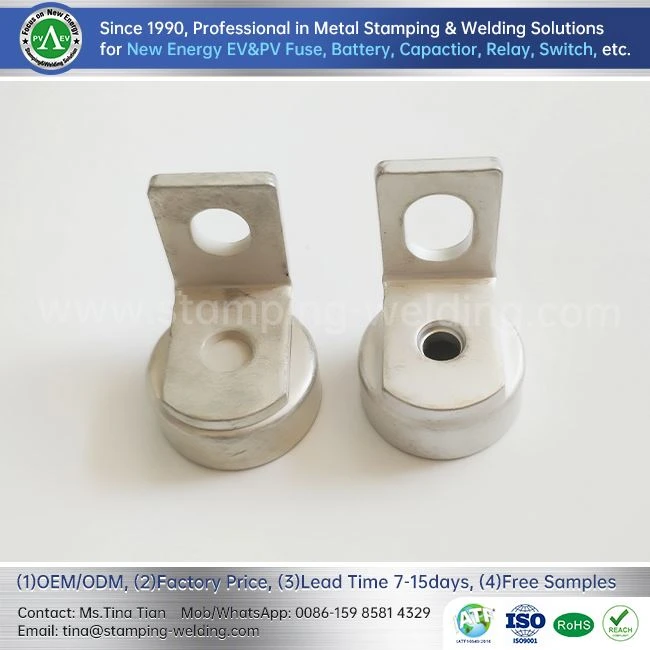 Matte Tin-plated Copper Cap For New Energy Vehicles Fuse