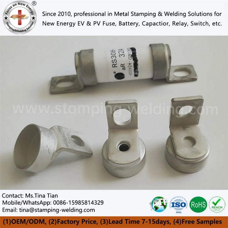 Tin Brazing joined Fuse Caps And Contacts