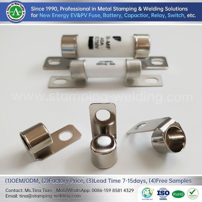 Electroplated End Cap For PV