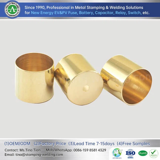 Brass Outer Cap for Fuse