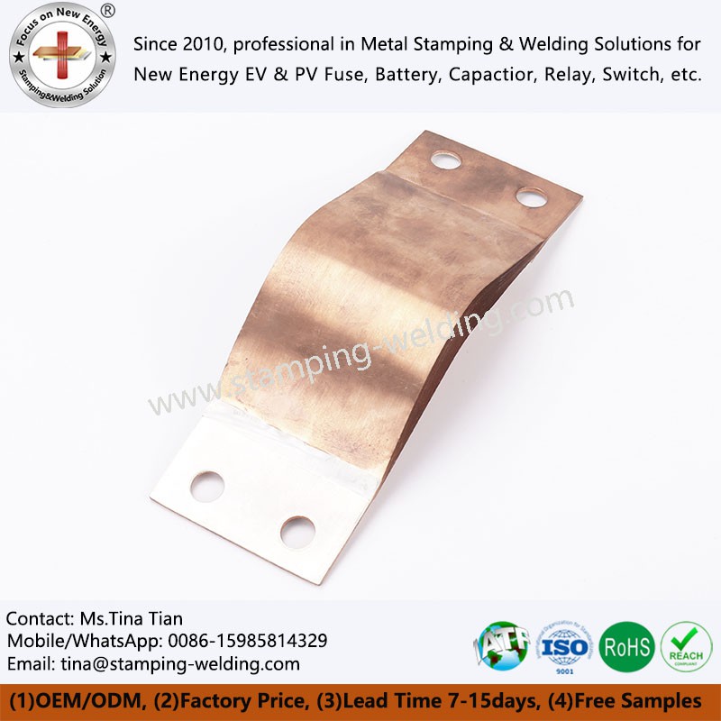 Flexible Copper Busbar Laminated Foils Connector Flexible Copper Busbar Laminated Foils Connector