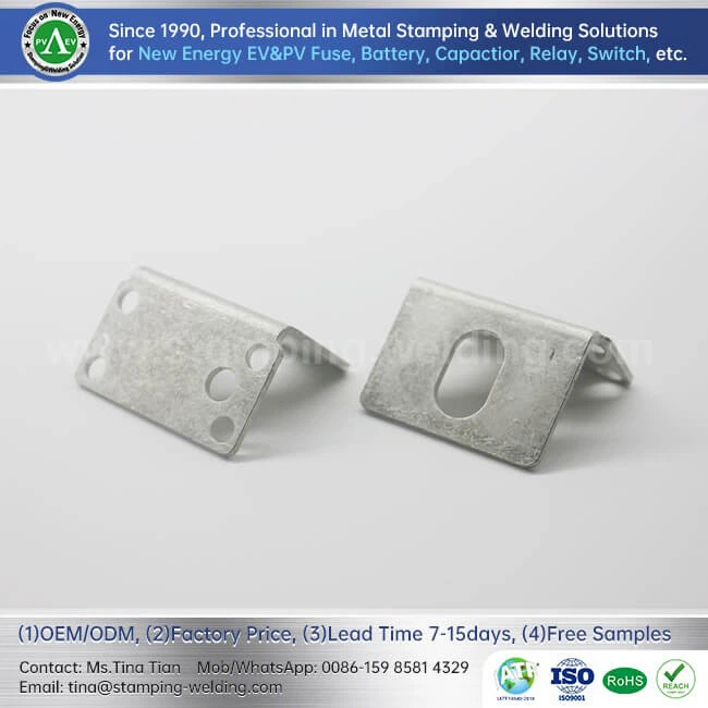 L-type Silver Plated Brass Contacts