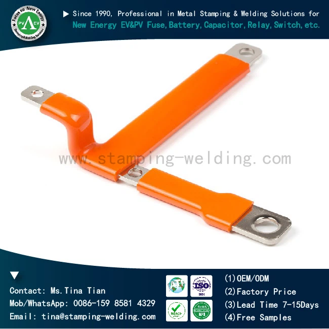 Customized New Energy Vehicle PVC Insulated Flexible Copper Busbar Customized New Energy Vehicle PVC Insulated Flexible Copper Busbar