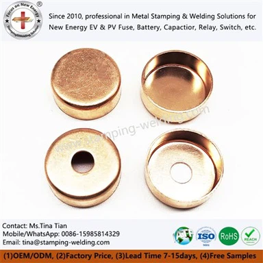 Pemasangan topi tembaga untuk fius