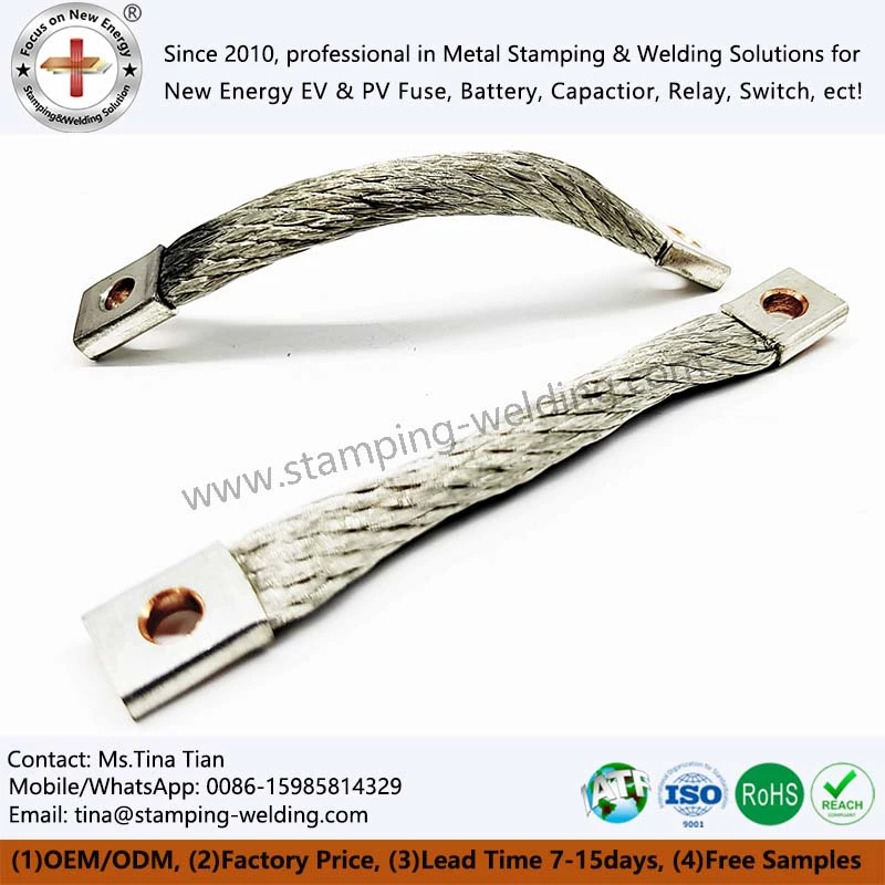 Tinned Copper Braid Earthing Tape Tinned Copper Braid Earthing Tape