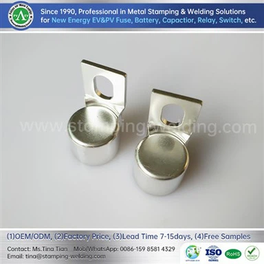 Topi akhir tembaga yang bersalut cerah